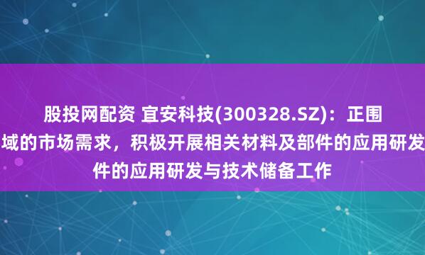 股投网配资 宜安科技(300328.SZ)：正围绕智能机器人领域的市场需求，积极开展相关材料及部件的应用研发与技术储备工作
